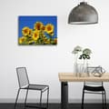 Miniatyrbild 2 av 4: Legendarte - Målning, Tryck på duk - Solrosor cm. 80x100