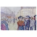 Miniatyrbild 1 av 4: Legendarte - Målning, tryck på duk - Place Clichy (1906/07) - Pierre Bonnard cm. 40x60