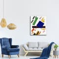 Miniatyrbild 3 av 4: Legendarte - Målning, tryck på duk - Suprematistisk komposition Kazimir Malevich cm. 80x100