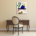Miniatyrbild 2 av 4: Legendarte - Målning, tryck på duk - Suprematistisk komposition Kazimir Malevich cm. 80x100