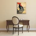 Miniatyrbild 2 av 4: Legendarte - Målning, tryck på duk - Cocorico Théophile Alexandre Steinlen cm. 80x110