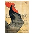 Miniatyrbild 1 av 4: Legendarte - Målning, tryck på duk - Cocorico Théophile Alexandre Steinlen cm. 80x110