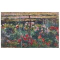 Miniatyrbild 1 av 4: Legendarte - Målning, tryck på duk - Pionträdgård (Jardin De Pivoines) Claude Monet cm. 50x80