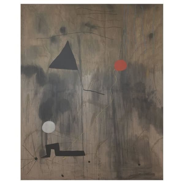 Målning, Canvastavla - Världens födelse - Joan Mirò - Väggdekoration - 40x50cm