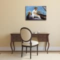 Miniatyrbild 2 av 4: Legendarte - Målning, tryck på duk - I båt Édouard Manet cm. 60x80
