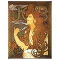 Miniatyrbild 1 av 4: Legendarte - Målning, Tryck på duk - Job Alphonse Mucha cm. 60x80