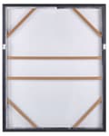 Miniatyrbilde 4 av 5: Kunsttrykk på lerret i grått og hvitt 103 x 83 cm Abstrakte former Geometrisk MDF-ramme Eklektisk Moderne Stue Entré