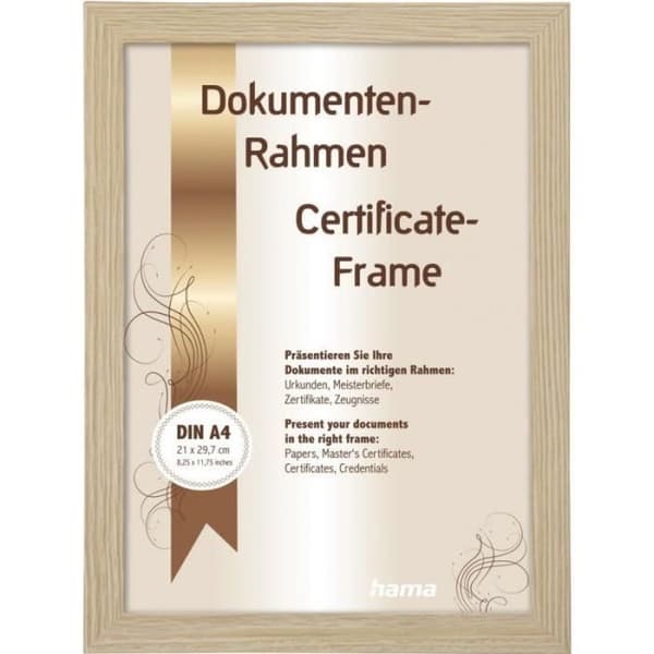 Hama Waves - Glas - MDF-Platten - Eiche - Einzelbilderrahmen - Tisch - Wand - 15 x 20 cm - Rechteckig () - 00193081