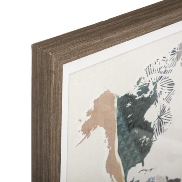 "World" ram under glas 50 x 80 cm Atmosphera