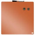 Miniatyrbild 1 av 4: Mini magnettavla - NOBO - Kvadrat - Torkbar - Väggfästen - 360 x 360 mm - Orange
