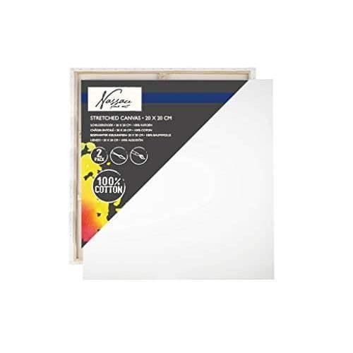 ART SENSATIONS AR1000-GE NASSAU SET MED 2 VITA LINNEKANVAS 20 X 20 C