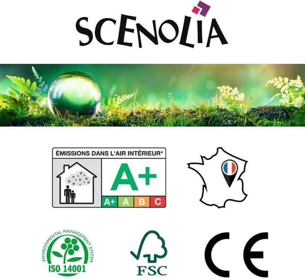 Scenolia - TPXR300490049WP158391 - Dekorativ akrylglasmålning - Lejondesign 50 x 50 cm | Väggdekor i HD-kvalitet