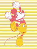 Miniatyrbild 1 av 4: Komar - WB-D-010-30x40h - Mickey Unwind väggbild - Mått: 30 x 40 cm - Väggdekoration för barnrum