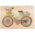 Miniatyrbild 1 av 2: Bike Picture Kit 'Graine Créative by PW - String Art' 30 cm x 20 cm