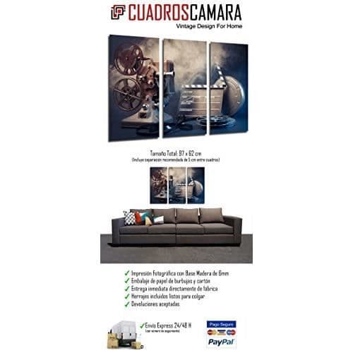 WTD 26407 Hollywood Story Pattern Canvastryck 97x62cm 26407
