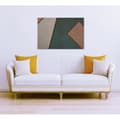 Miniatyrbild 3 av 4: Canvastavla - Tadessi - M1-No.50178 - Abstrakt - Modernt - Grön - Beige - Canvas på ram - Geometrisk - 90 x 60 cm