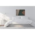 Miniatyrbild 4 av 4: Canvastavla - Tadessi - M1-No.50178 - Abstrakt - Modernt - Grön - Beige - Canvas på ram - Geometrisk - 90 x 60 cm
