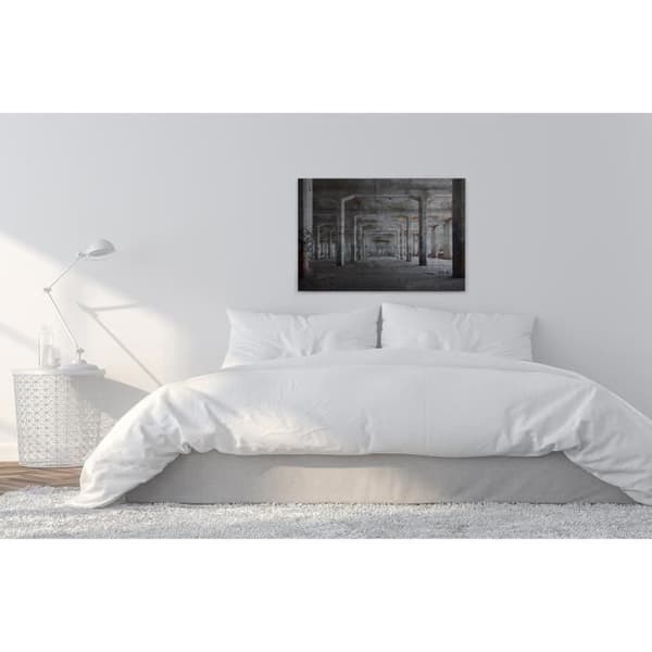 Canvastavla - Tadessi - Arkitektur - M1-nr.50024 - - Lager - Grå - 3D - 90 x 60 cm
