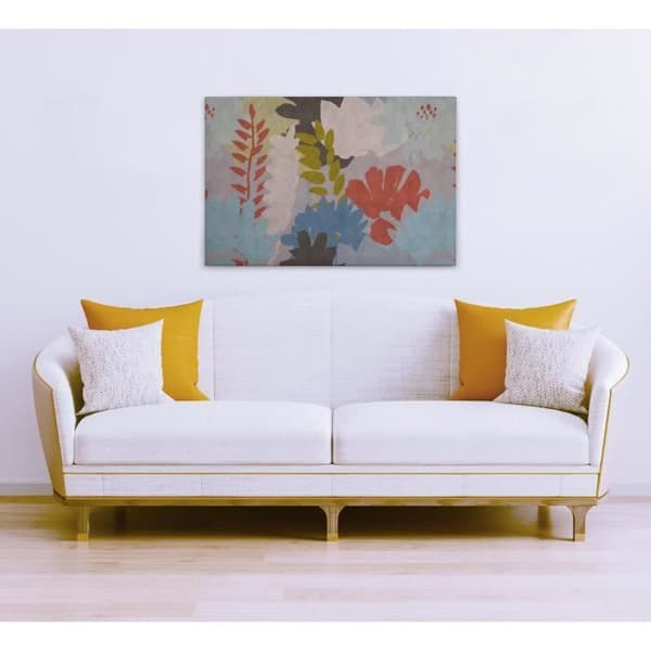 Canvastavla - Tadessi - M1-nr.50231 - Abstrakt - Färgglad - Röd - Canvas på ram - Natur - 90 x 60 cm