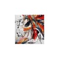 Miniatyrbild 1 av 4: Canvastavla - Tadessi - M1-No.50552 - Konst - Röd - Svart - Canvas på ram - Abstrakt - 50 x 50 cm