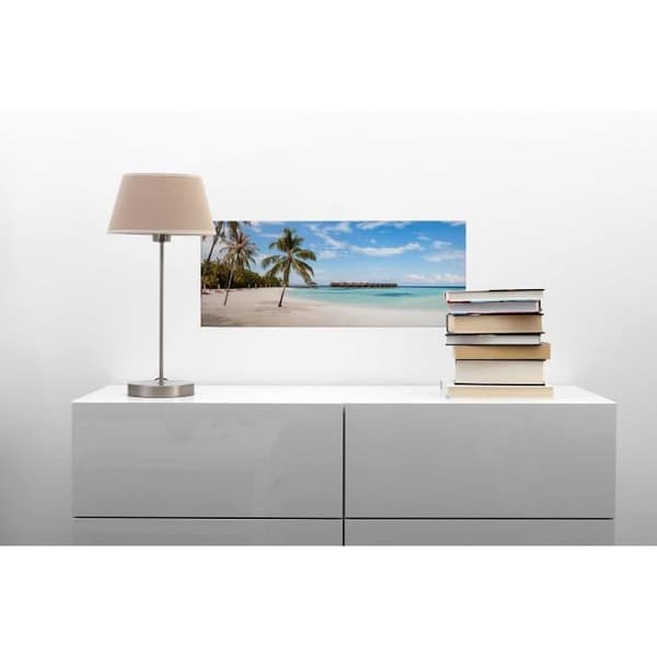Canvastavla - Tadessi - M1-No.50452 - Marin - Blå - Turkos - Canvas på ram - Malediverna - Havet - 100 x 40 cm