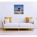 Miniatyrbild 4 av 4: Canvastavla - Tadessi - M1-No.50517 - Marin - Blå - Grön - Canvas på bår - Solstol-hytt - Havet - 50 x 50 cm