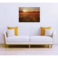 Miniatyrbild 4 av 4: Canvastavla - Tadessi - Blommor - M1-No.50354 - Blommor - Röd - Orange - Canvas på ram - Vallmofält - 70 x 50 cm