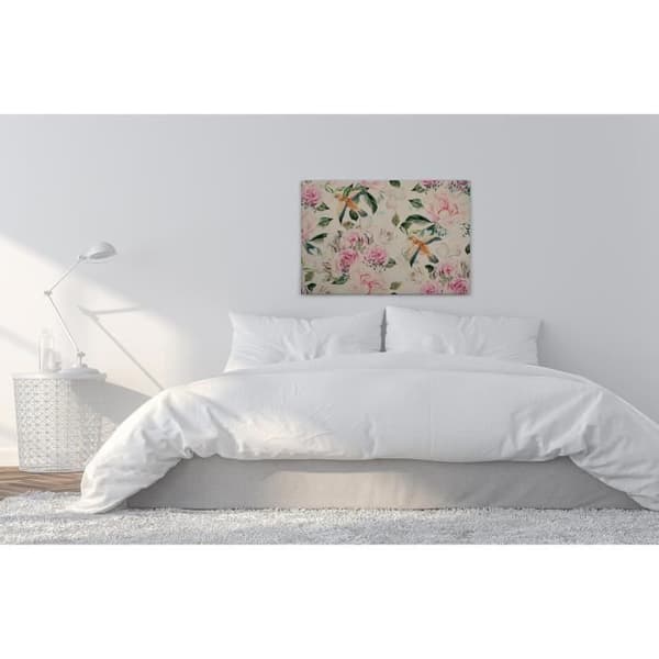 Canvastavla - Tadessi - M1-nr.50014 - Blommor - Beige - Rosa - Canvas på ram - 90 x 60 cm