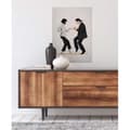 Miniatyrbild 3 av 4: Canvastavla - Tadessi - M1-No.50426 - Människor - Vit - Svart - Canvas på ram - Livsstil - 50 x 70 cm