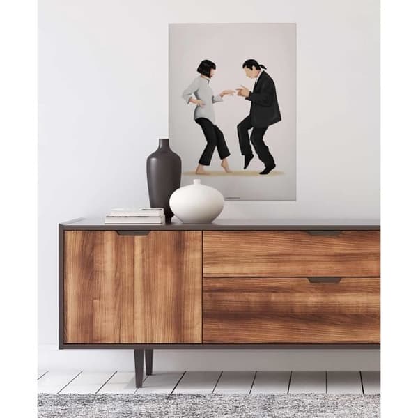 Canvastavla - Tadessi - M1-No.50426 - Människor - Vit - Svart - Canvas på ram - Livsstil - 50 x 70 cm
