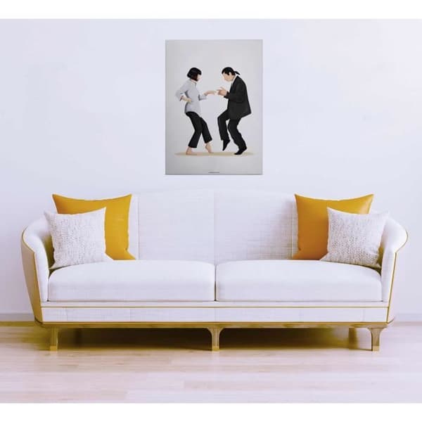 Canvastavla - Tadessi - M1-No.50426 - Människor - Vit - Svart - Canvas på ram - Livsstil - 50 x 70 cm