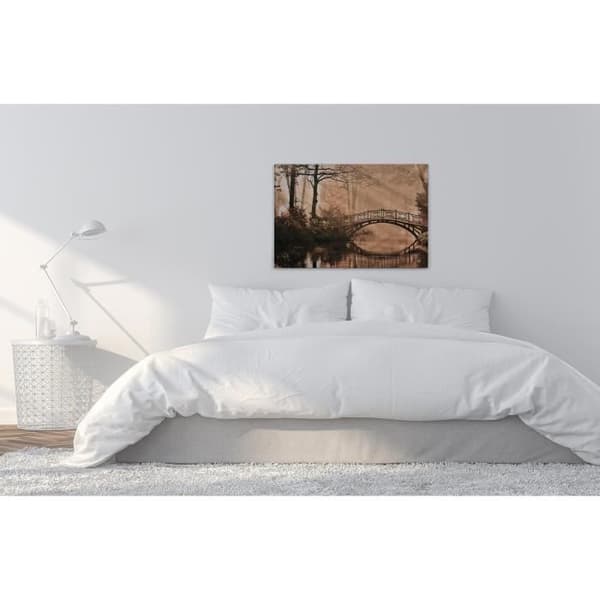 Canvastavla - Tadessi - Skog - M1-nr.50050 - Träd - Parque - Beige - Brun - Canvas på ram - 90 x 60 cm