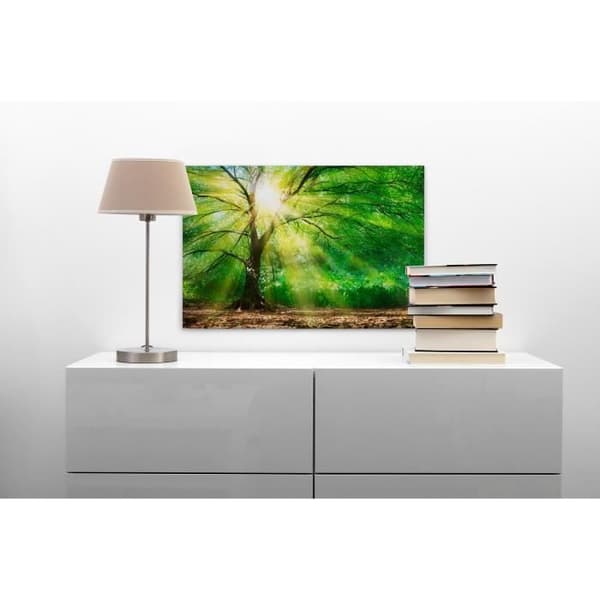 Canvastavla - Tadessi - Skog - M1-nr.50057 - Träd - Grön - Brun - Canvas på bårram - Natur - 90 x 60 cm