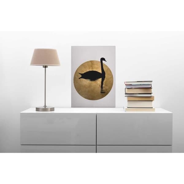 Canvastavla - Tadessi - M1-No.50396 - Djur - Svart - Guld - Canvas på ram - Konst - 50 x 70 cm