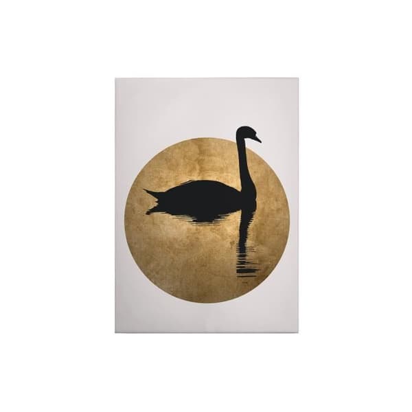 Canvastavla - Tadessi - M1-No.50396 - Djur - Svart - Guld - Canvas på ram - Konst - 50 x 70 cm