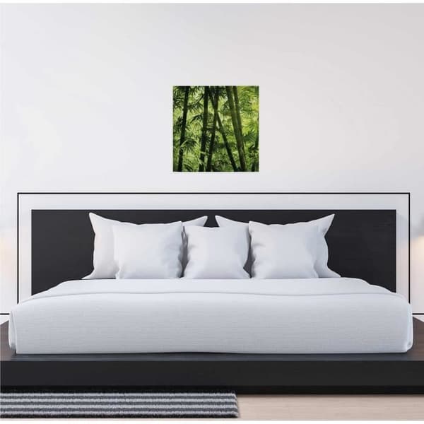 Canvastavla - Tadessi - Jungle - M1-No.50507 - Botanisk - Grön - Svart - Canvas på ram - Natur - 50 x 50 cm