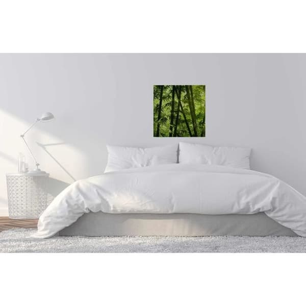 Canvastavla - Tadessi - Jungle - M1-No.50507 - Botanisk - Grön - Svart - Canvas på ram - Natur - 50 x 50 cm