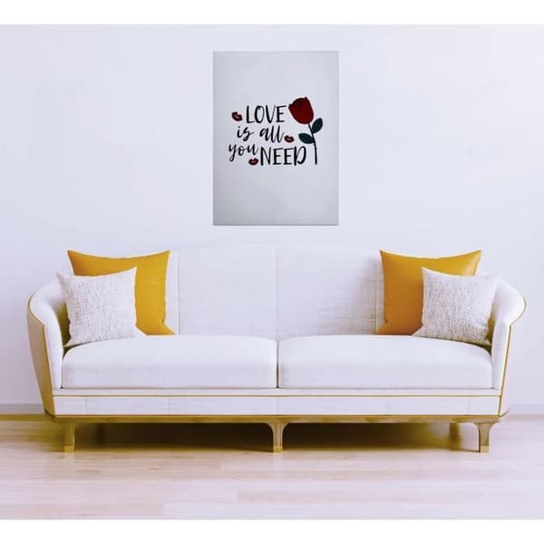 Canvastavla - Tadessi - Citat - M1-No.50388 - Citat - Vit - Svart - Canvas på ram - 50 x 70 cm