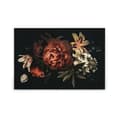 Miniatyrbild 1 av 4: Canvastavla - Tadessi - M1-No.50233 - Blommor - Röd - Svart - Blommor - Canvas på ram - 90 x 60 cm