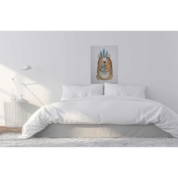 Canvastavla - Tadessi - M1-No.50429 - Barn - Brun - Vit - Canvas på ram - Djur - 50 x 70 cm