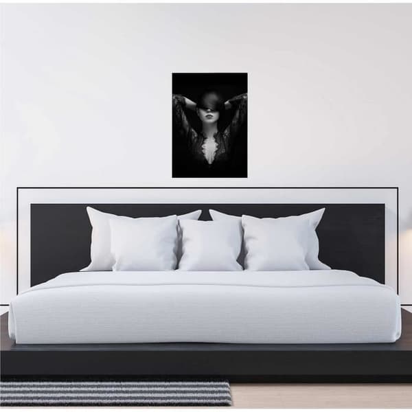 Canvastavla - Tadessi - M1-No.50380 - Människor - Grå - Svart - Canvas på ram - Kvinna - 50 x 70 cm