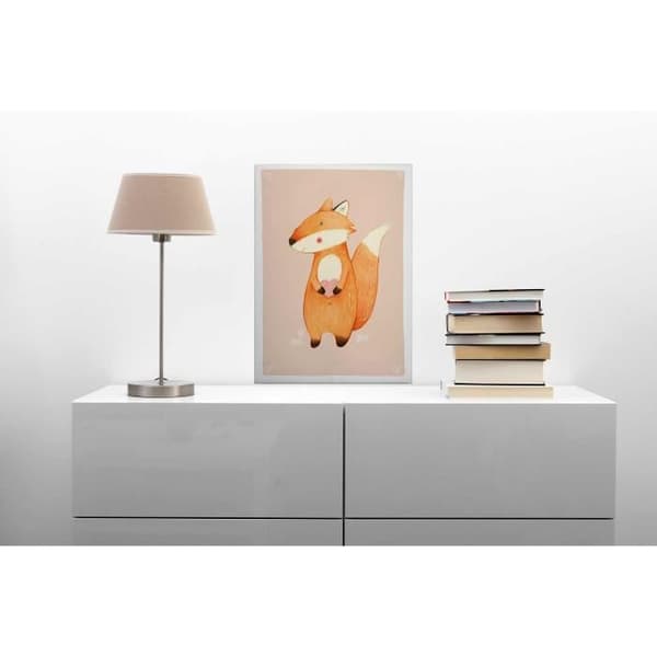 Canvastavla - Tadessi - M1-No.50434 - Barn - Brun - Beige - Canvas på ram - Djur - Räv - 50 x 70 cm
