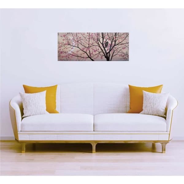 Canvastavla - Tadessi - Blad - M1-nr.50481 - Träd - Rosa - Canvas på ram - Blommor - Blommor - 100 x 40 cm