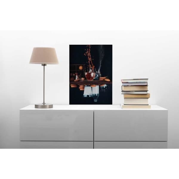 Canvasbild - Tadessi - Drycker - M1-No.50376 - Mat - Orange - Svart - Canvas på ram - Kök - 50 x 70 cm