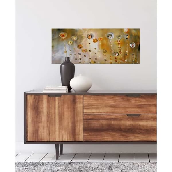 Canvastavla - Tadessi - M1-No.50491 - Konst - Gul - Guld - Canvas på ram - Natur - Blommor - 100 x 40 cm
