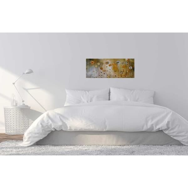 Canvastavla - Tadessi - M1-No.50491 - Konst - Gul - Guld - Canvas på ram - Natur - Blommor - 100 x 40 cm