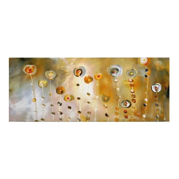 Canvastavla - Tadessi - M1-No.50491 - Konst - Gul - Guld - Canvas på ram - Natur - Blommor - 100 x 40 cm