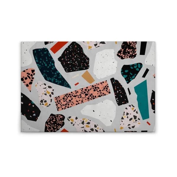 Canvastavla - Tadessi - M1-No.50192 - Abstrakt - Grå - Svart - Canvas på ram - Geometrisk - 90 x 60 cm