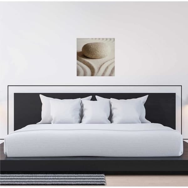 Canvastavla - Tadessi - M1-No.50514 - Marin - Beige - Canvas på bår - Sten - Sand - 50 x 50 cm