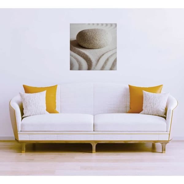 Canvastavla - Tadessi - M1-No.50514 - Marin - Beige - Canvas på bår - Sten - Sand - 50 x 50 cm
